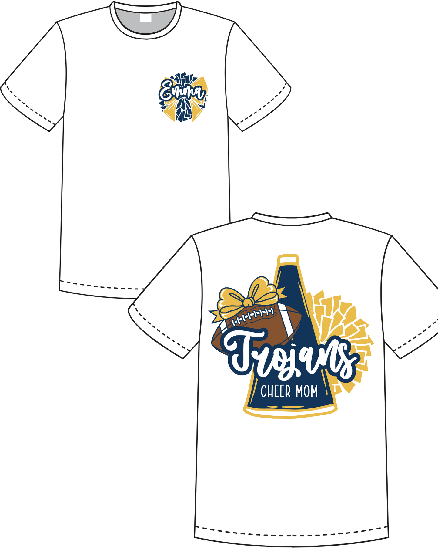 Trojan Cheer Mom Shirt