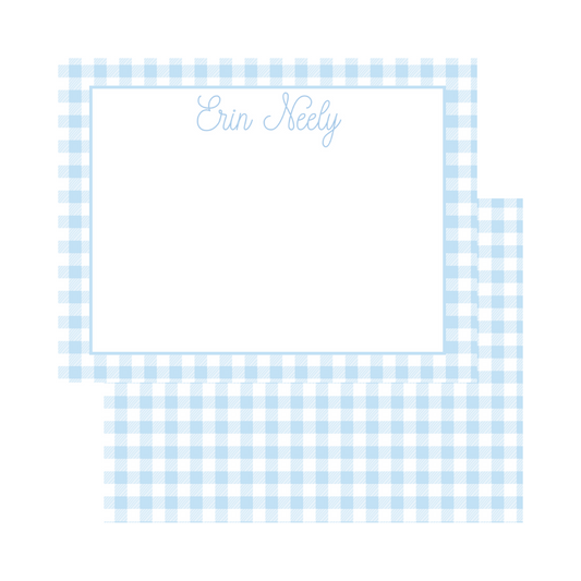 Gingham Notecards