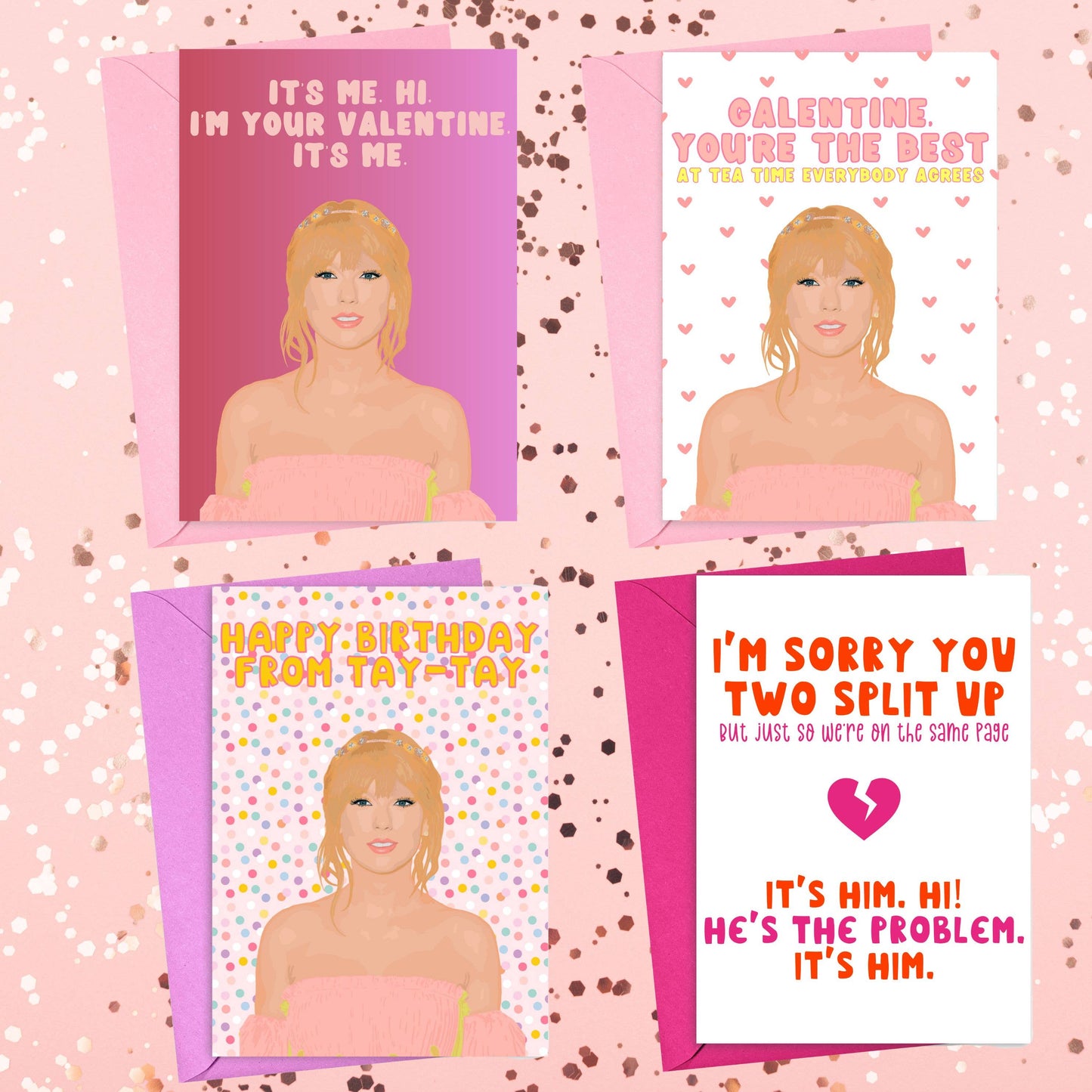 Taylor Swift Funny Christmas Card Pop Culture Holiday Cards