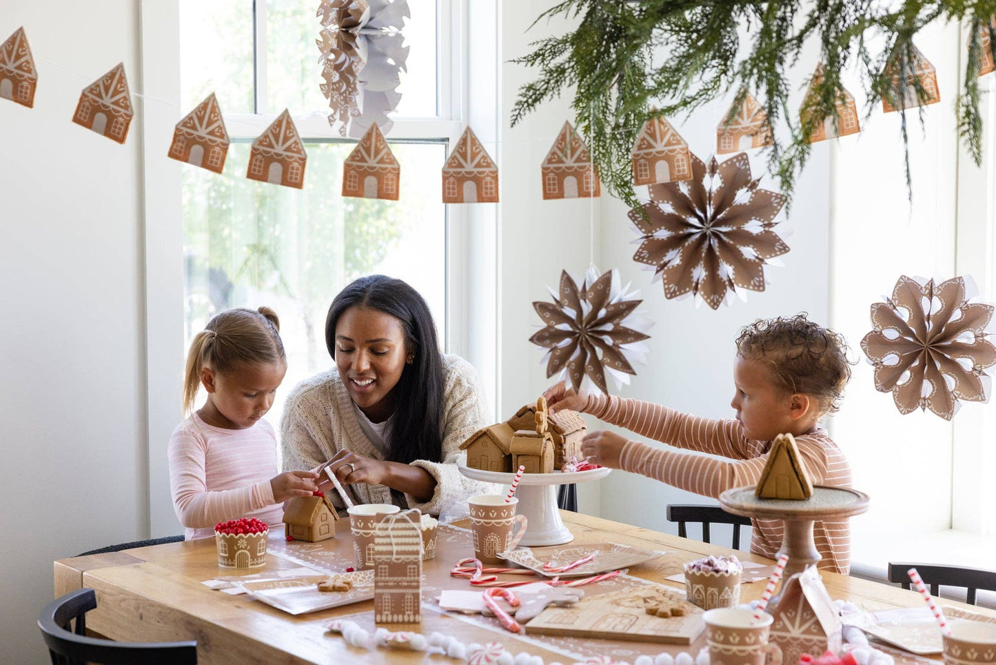 Gingerbread House Paper Party Cup With Handle