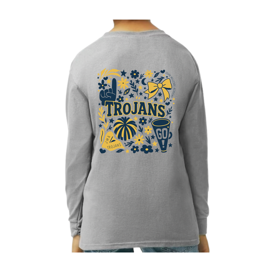 Trojan Bow Long Sleeve Tee