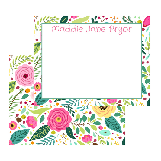 Colorful Floral Notecards