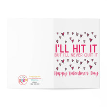Load image into Gallery viewer, Hit it Funny Valentine&#39;s Day Card - Funny Valentines Cards