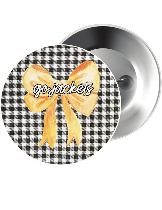 Go Jackets Button