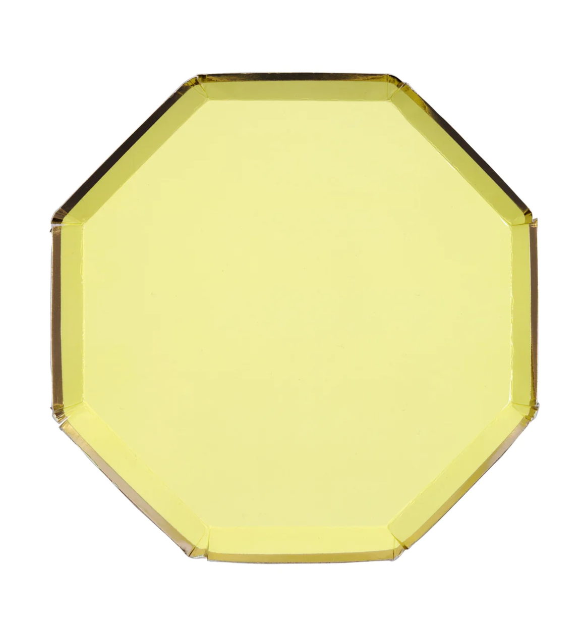 Pale Yellow Dessert Plate