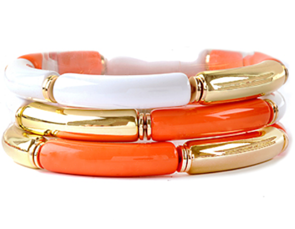 White/Orange Stack