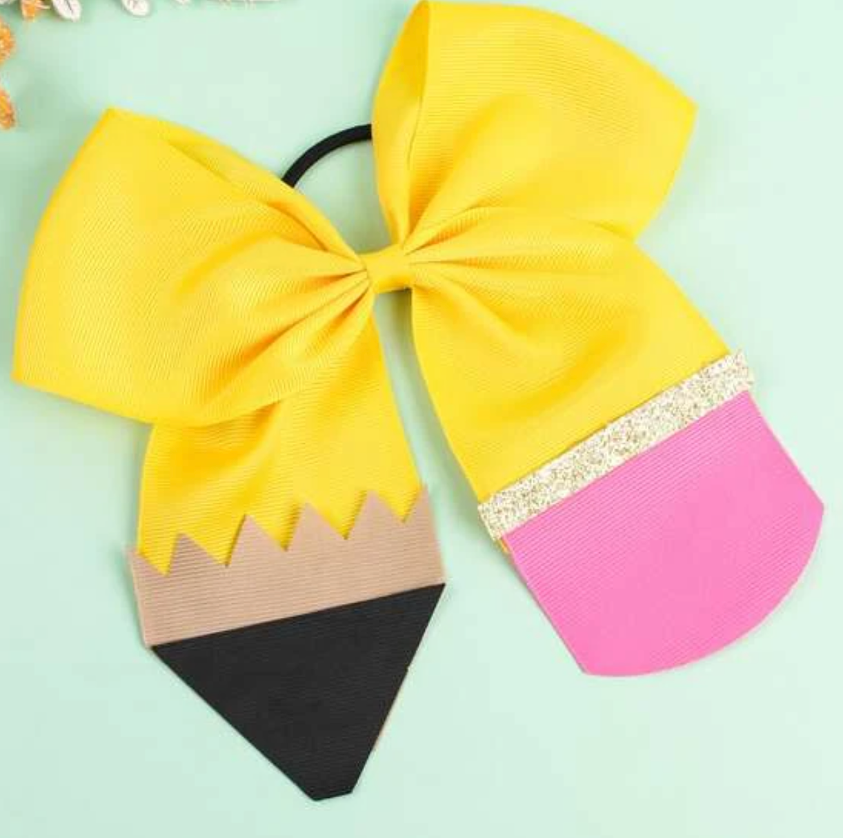 Yellow Pencil Bow