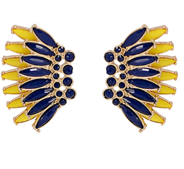 Navy/Gold Wings