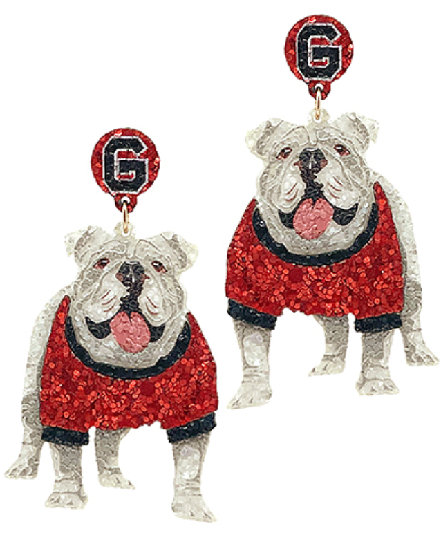 Sparkly UGA Bulldog (Gameday Accessory)