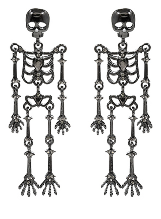 Skeleton Drop Earrings (Halloween)