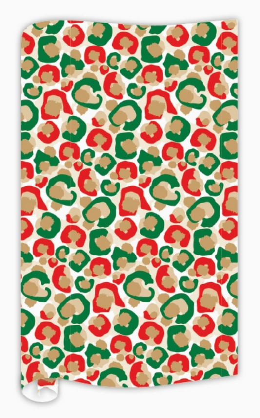 Christmas Animal Print Wrapping Paper