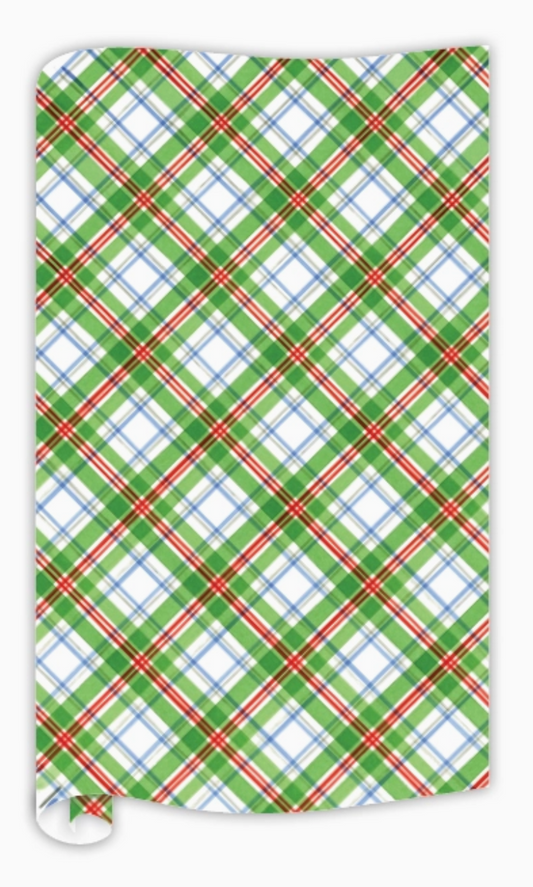 Christmas Plaid Wrapping Paper