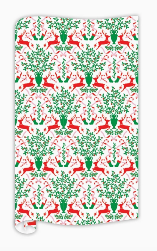 Royal Reindeer Wrapping Paper