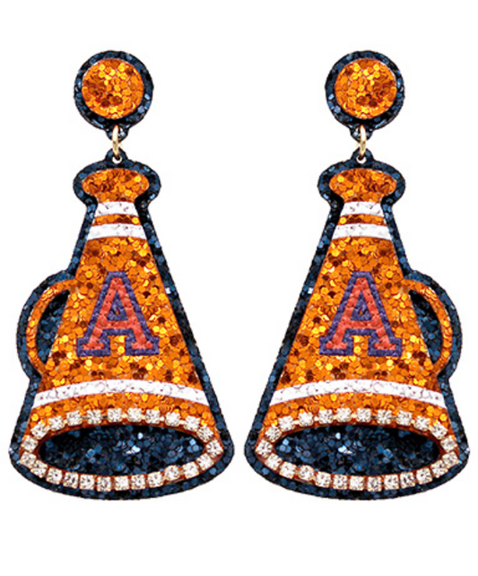 Glitter Auburn Megaphone (Gameday Accessory)
