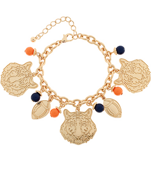 Tiger Charm Bracelet (Gameday Accessory)