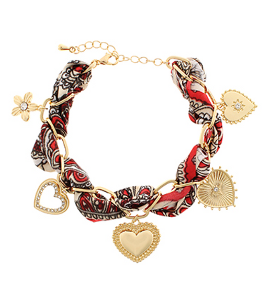 Charm Scarf Bracelet