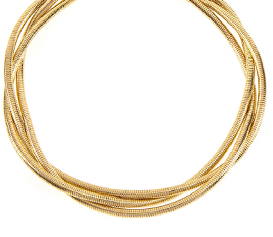 Gold Intertwined Necklace