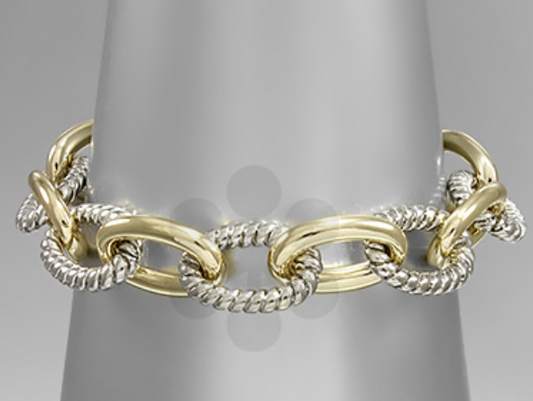 Oval Chain Link Bracelet
