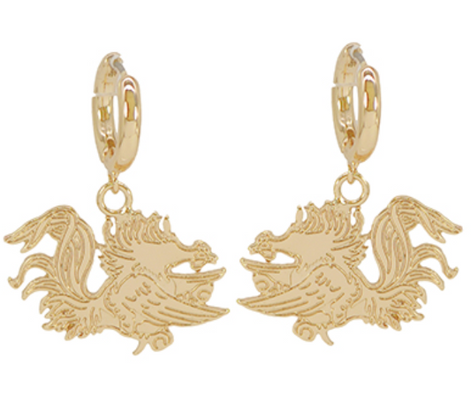 Gamecock Dangle Earrings