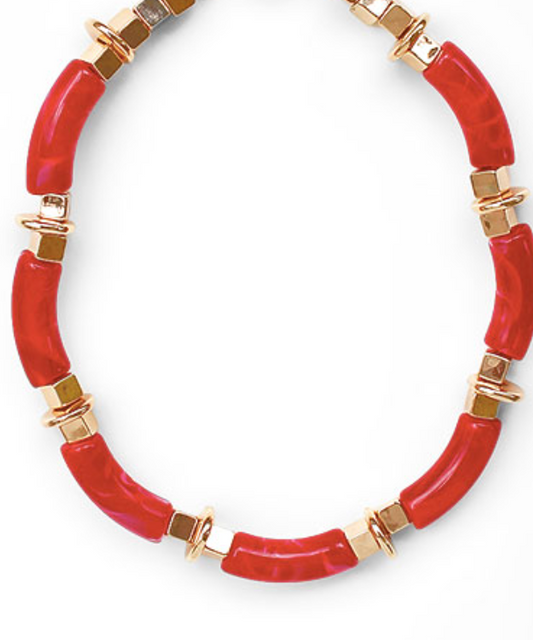 Acrylic Tube Necklace