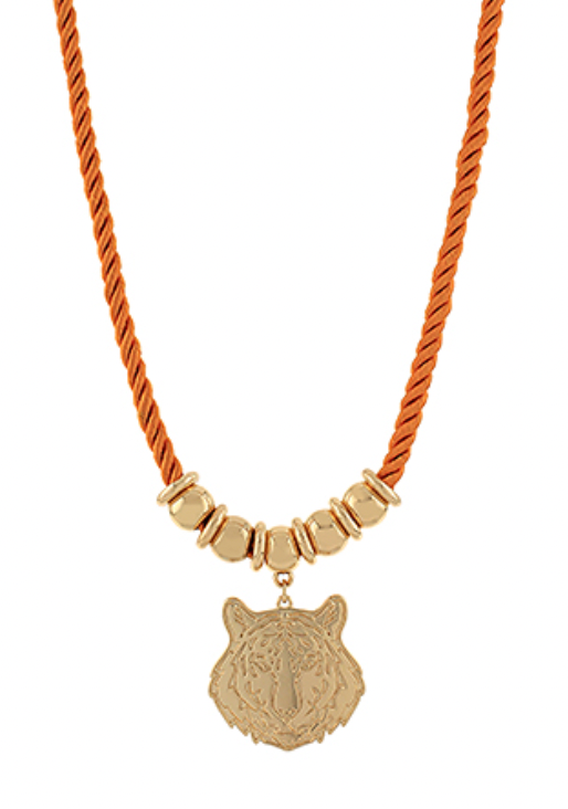 Tiger Cord Necklace