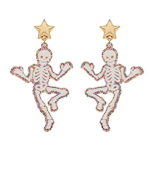 Dancing Skeleton Earrings