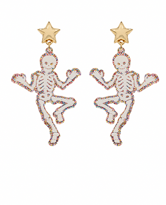 Dancing Skeleton Earrings