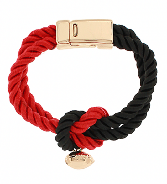 Red/Black Rope Bracelet