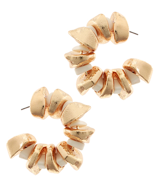 Irregular Hoop Earrings