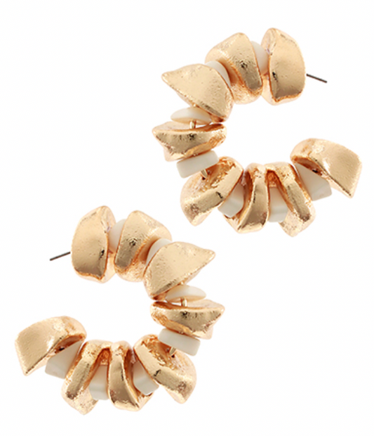 Irregular Hoop Earrings