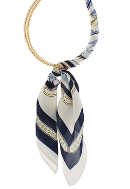 Scarf Wrapped Necklace