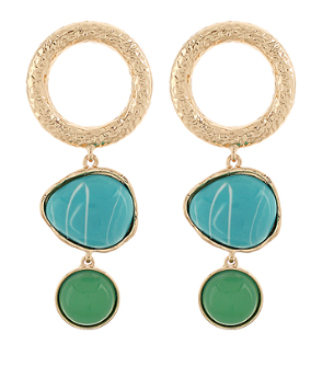 Linear Geo Resin Earrings
