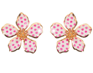 Dot Flower Earrings