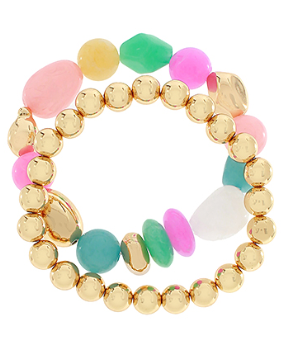 2 Row Colorful Bracelets