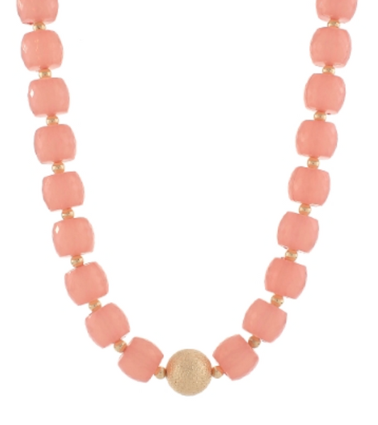 Peach Chunky Necklace