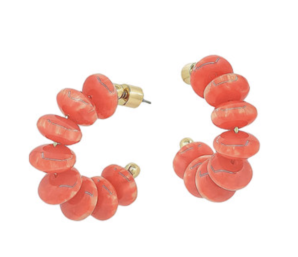 Candy Bead Hoops