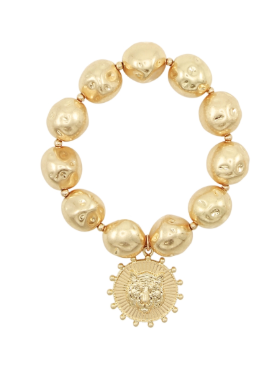 Tiger Nugget Bead Bracelet