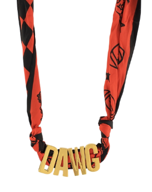 DAWG Scarf Necklace