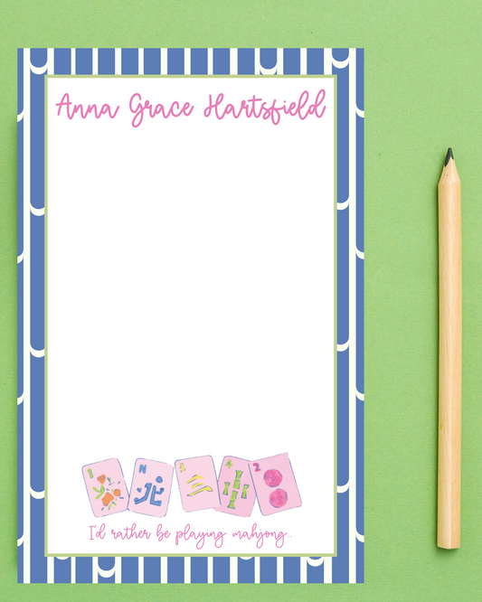 Bamboo Mahjong Notepad