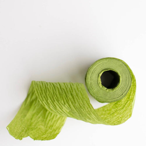 Green Crepe Paper Ribbon