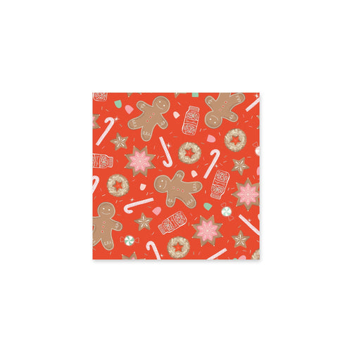 Red Sprinkle Cookies Paper Luncheon Napkin