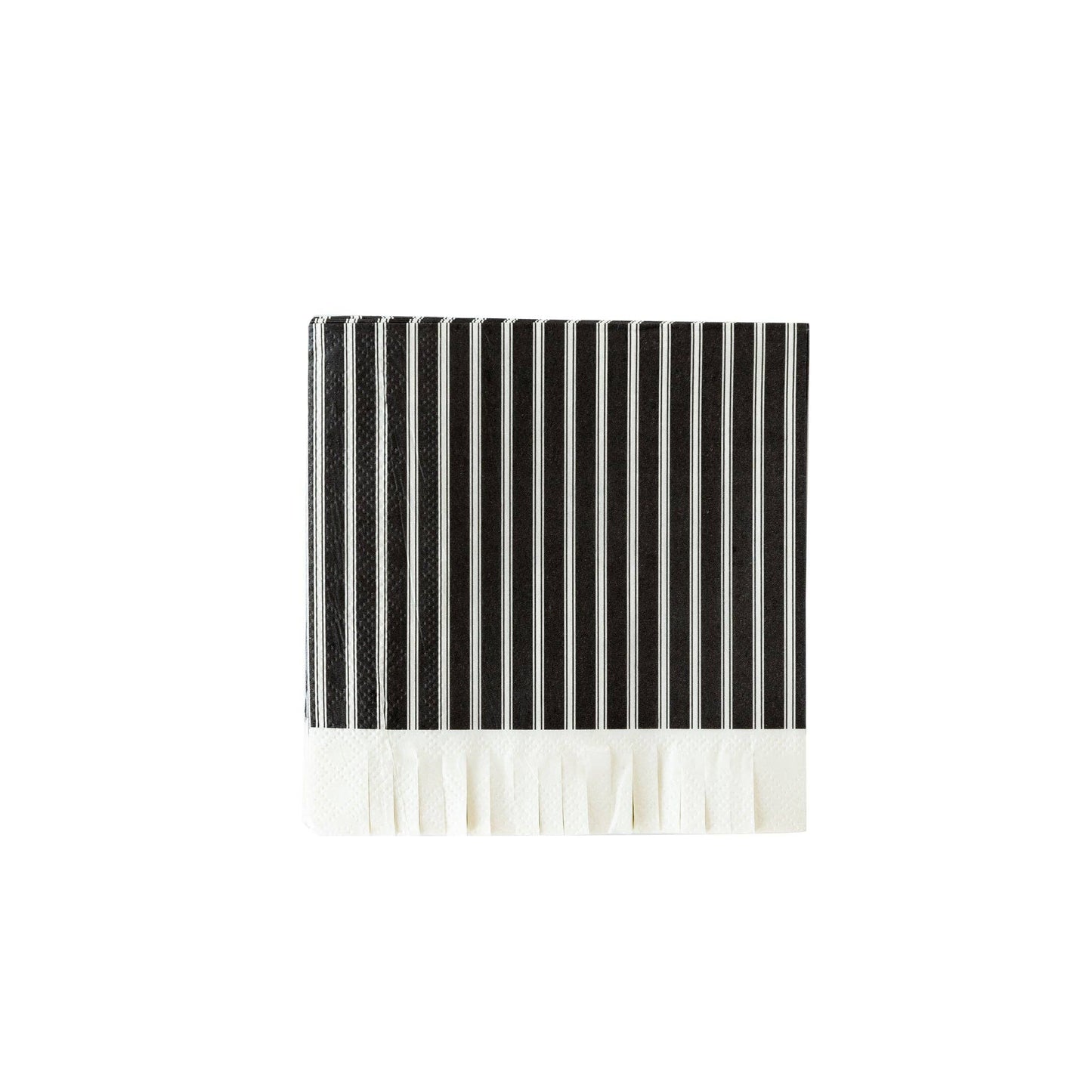 Black Fringe Napkins