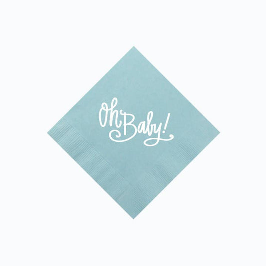 Oh Baby! Blue Napkins