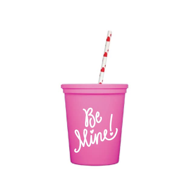 Valentine's Day | Kids Cups - Be Mine (hot pink)