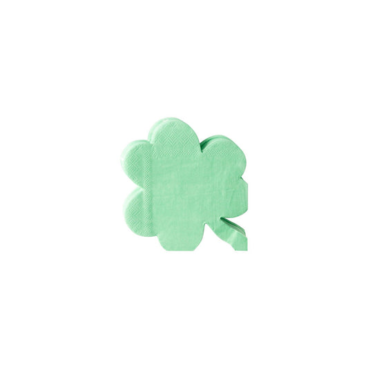 Shamrock Shaped Cocktail Napkin