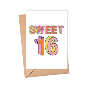 16th Birthday Card - Funny Milestone Birthday Cards