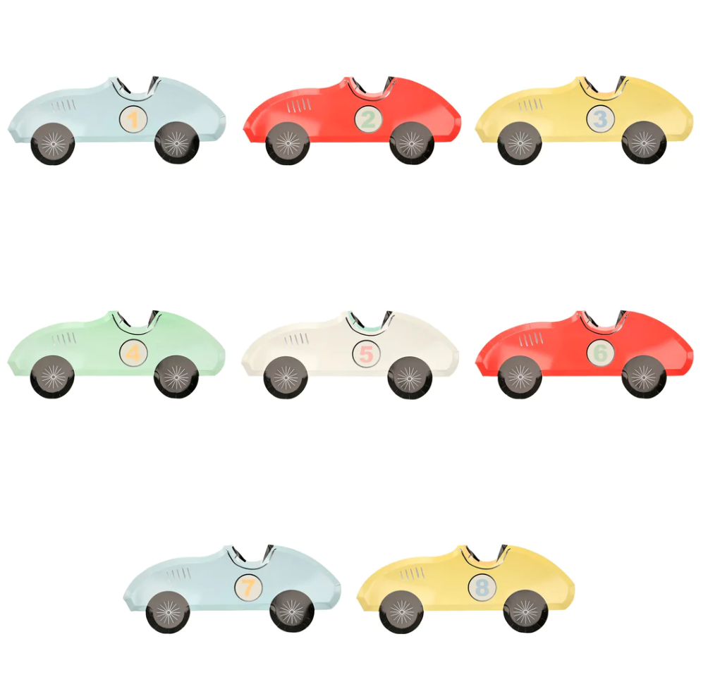 Race Car Plates