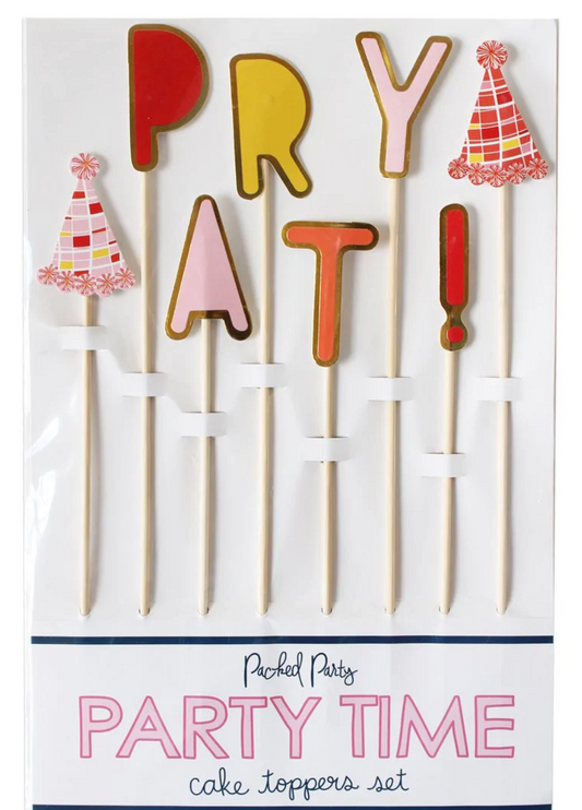 Party Time Cake Toppers