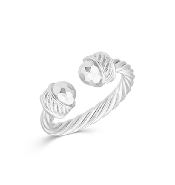 Silver Cable Ring