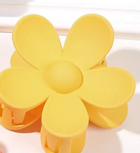 Yellow Flower Hair Clip